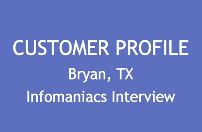 City of Bryan, Tx Infomaniacs Interview