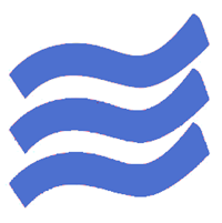 blue citizenserve flag icon